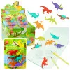 Set of 6 School Dinosaurs Erasers Kirjatarbed