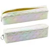 Perlamutrinės baltos spalvos pieštukų dėklas 21 x 6 cm Penalai