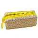 School pencil case with scales 21x8 cm Pennants