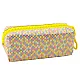 School pencil case with scales 21x8 cm Pennants