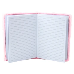 Rožinė užrašų knygutė su širdelėmis linijomis A5, 80 lapų
