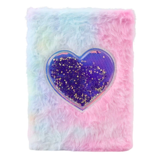 Pastelinės spalvos užrašų knygutė su linijomis, širdele , A5, 80 lapų Užrašų knygelės