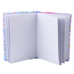 Užrašų knygutė su linijomis, auksinėmis žvaigždutėmis ir pastelinėmis spalvomis, A5 formato, 80 lapų