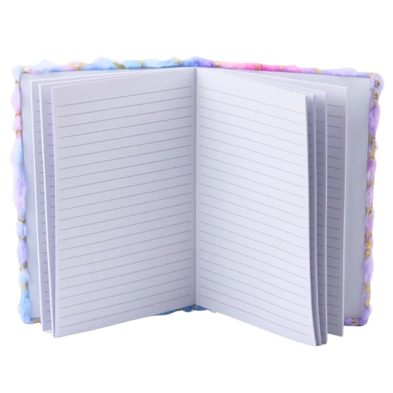 Užrašų knygutė su linijomis, auksinėmis žvaigždutėmis ir pastelinėmis spalvomis, A5 formato, 80 lapų Užrašų knygelės