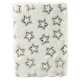 Balta užrašų knygutė su linijomis, auksinėmis žvaigždutėmis A5, 80 lapų Užrašų knygelės