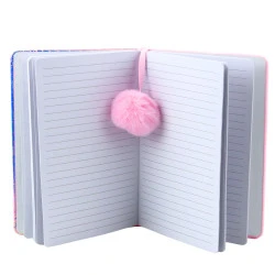 Holografinė užrašų knygutė „Vienaragis“ su konfeti, A5 formato, 80 lapų