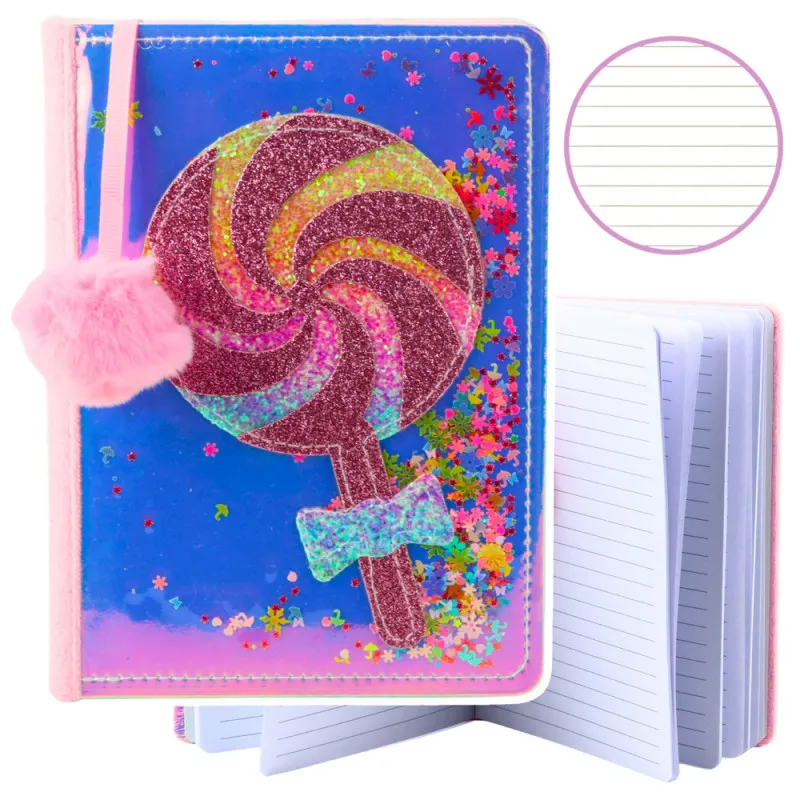 Holografinė užrašų knygutė Lollipop Confetti A5 formato, 80 lapų Užrašų knygelės