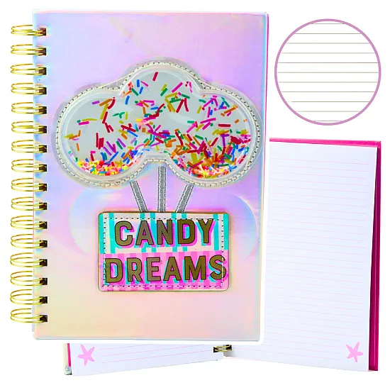 Hologrammi A5 viivoitettu muistikirja Candy Dreams, 90 arkkia Muistikirjat