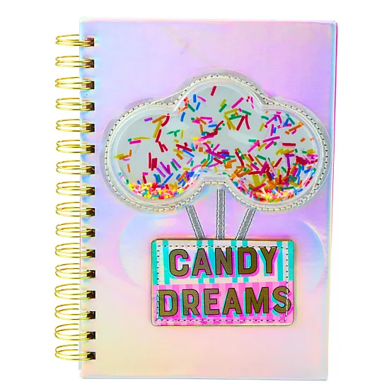 Hologrammi A5 viivoitettu muistikirja Candy Dreams, 90 arkkia Muistikirjat
