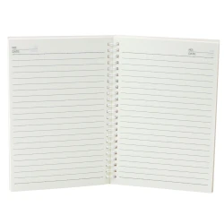 Rožinis sąsiuvinis su linijomis, su katės ir vienaragio motyvu A5 formato, 60 lapų