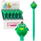 Gelinis rašiklis su mėlynu rašalu, 17 cm, 0,5 mm Green Creature