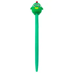 Gelinis rašiklis su mėlynu rašalu, 17 cm, 0,5 mm Green Creature