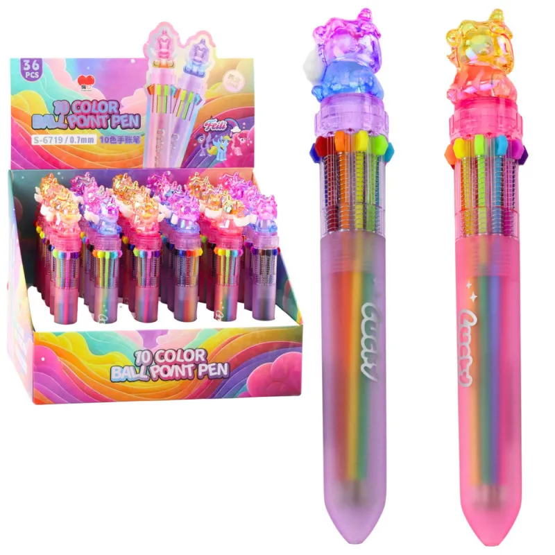 Multi-colour Unicorn automatic pen for kids Pencils and pens