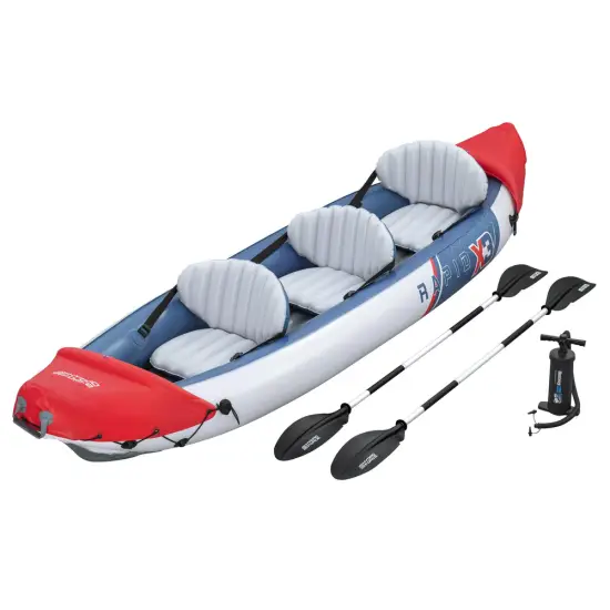 Pripučiama trivietė baidarė 381 x 100 cm Bestway 65132