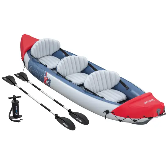 Pripučiama trivietė baidarė 381 x 100 cm Bestway 65132