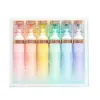 Highlighter Set Pastel Gold Color Elements 6 Pcs Stationery