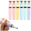 Highlighter Set Pastel Gold Color Elements 6 Pcs Stationery