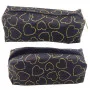 Juodas penalas su vienu skyriumi Golden Hearts 20 x 8 cm