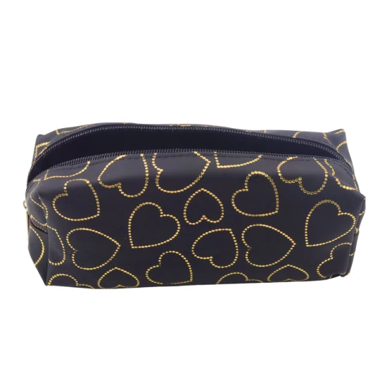 Juodas penalas su vienu skyriumi Golden Hearts 20 x 8 cm Penalai