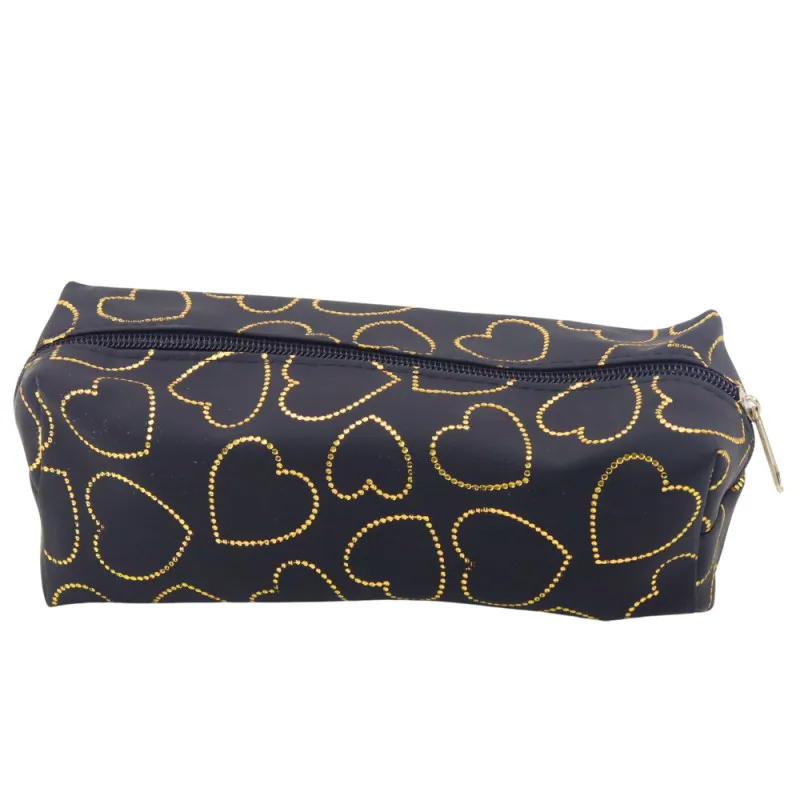 Juodas penalas su vienu skyriumi Golden Hearts 20 x 8 cm Penalai
