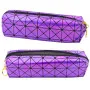 Purple pencil case with one compartment 20 x 6,5 cm