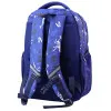 Dark blue school backpack with dinosaur appliqués 20 l Backpacks