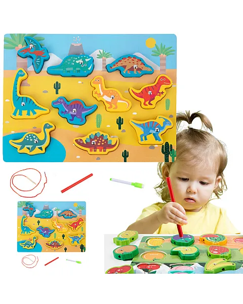 Medinė magnetinė dinozaurų delionė
