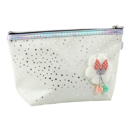 Baltas penalas su kaspinu, blizgiais taškeliais, 23 x 16 cm Penalai