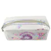 Mokyklinis baltas penalas Unicorn Confetti 20 cm Kanceliarinės prekės