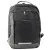 Black backpack with USB port and laptop compartment, 16 L, 45 cm