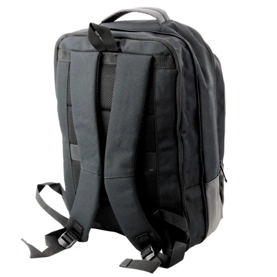 Juoda kuprinė su USB ir kišenėle nešiojamajam kompiuteriui 16 l, 45 cm Kuprinės