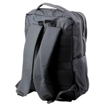 Black backpack with USB port and laptop pocket, 16 L, 45 cm