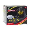 Šeimos bingo žaidimas su loterijos aparatu