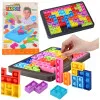 Tetris Pop-It žaidimas-galvosūkis 3in1 Stalo ir sporto žaidimai