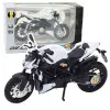 Baltas/juodas sportinis motociklas Žaisliniai motociklai