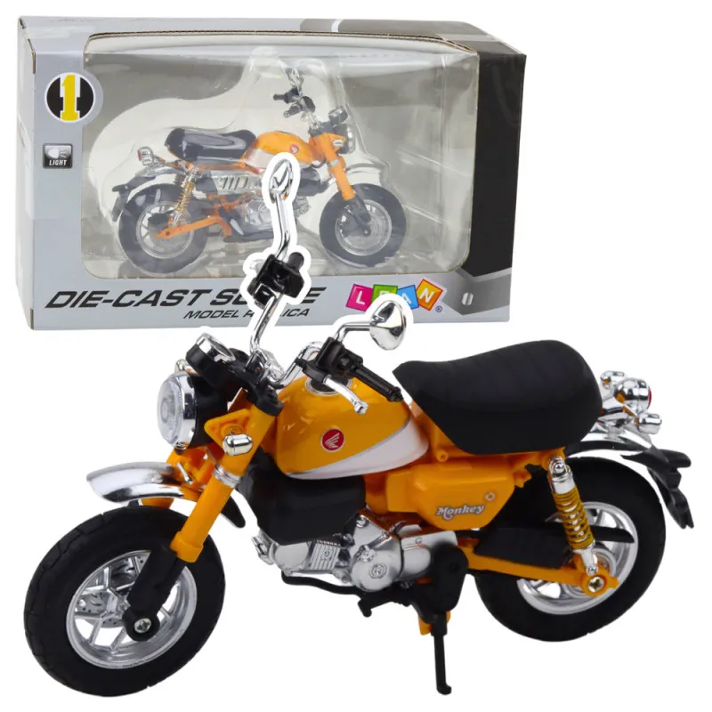 Metalowy motocykl retro