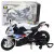 Metallic white sports motorcycle