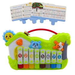 Muzikinis žalias fortepijonas