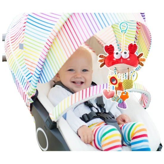 Sensorinis žaislas „Krabas“ Kūdikiams