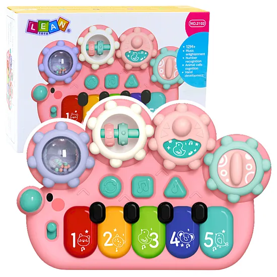 Gears Pink interaktiivne klaver lastele Imikutele