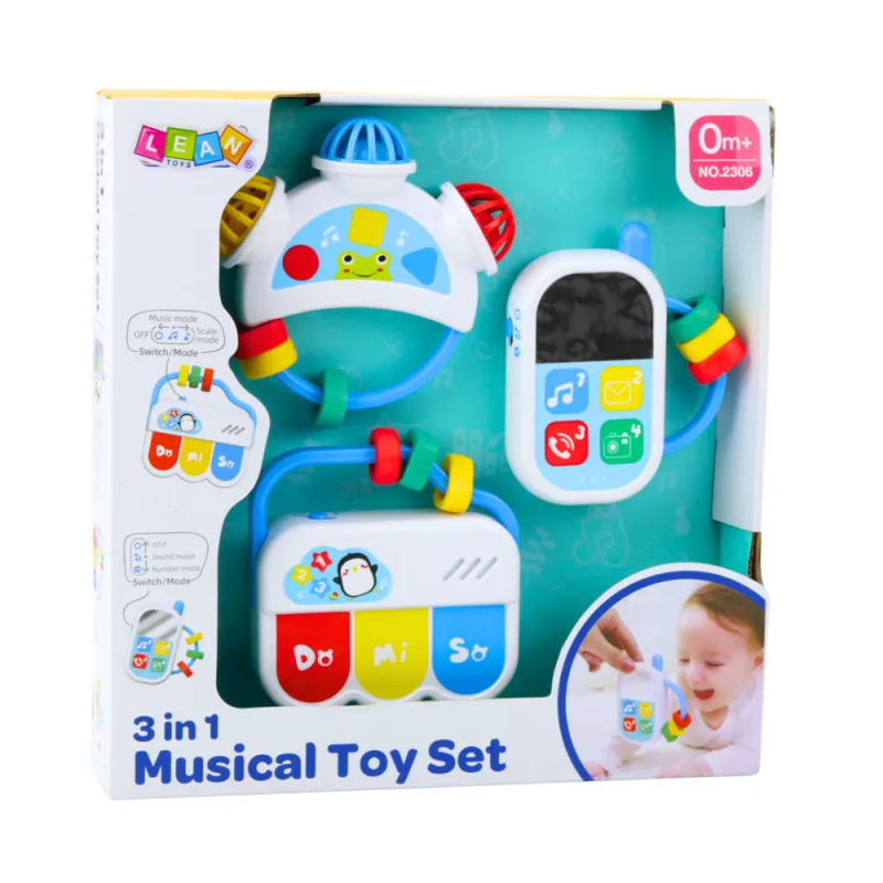 Muzikinis žaislų rinkinys mažiesiems Kūdikiams