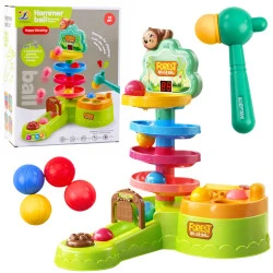 Interaktyvus sensorinis kamuoliukų takelis