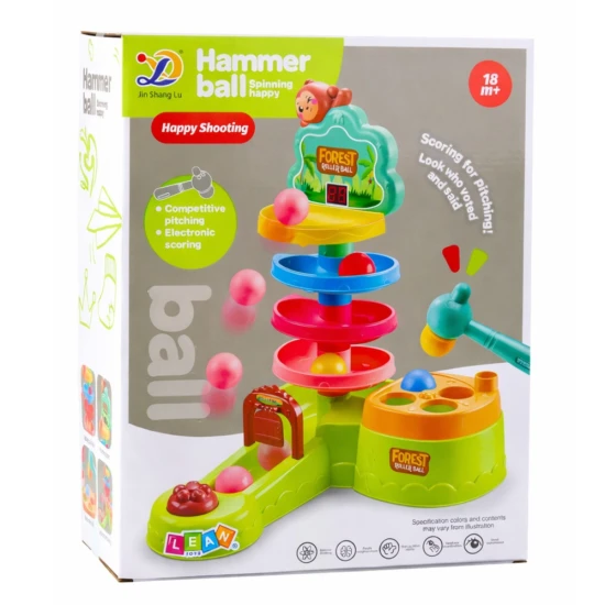 Interaktyvus sensorinis kamuoliukų takelis Kūdikiams