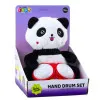 Pliušinė panda su būgnais- muzikinis žaislas Kūdikiams
