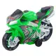 Lenktynimis žalias motociklas Žaisliniai motociklai