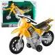 OFF-ROAD krosinis geltonas motociklas Žaisliniai motociklai