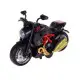 Surenkamas juodas/raudonas motociklas Žaisliniai motociklai