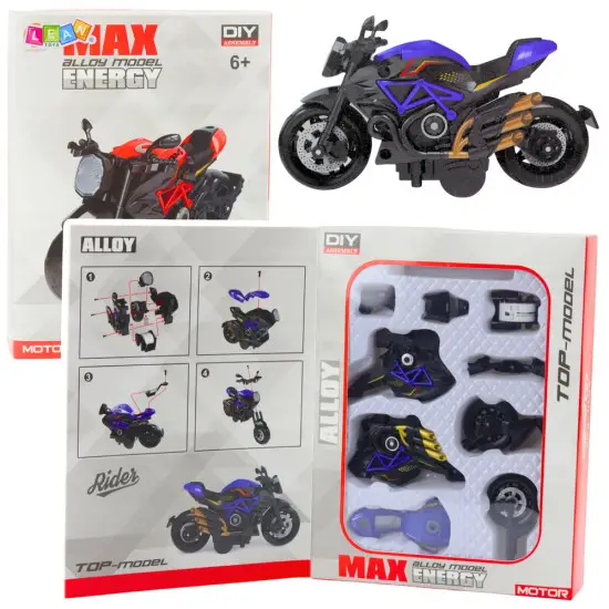 Surenkamas žaislinis motociklas Žaisliniai motociklai