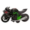 Prefabricated Motorcycle Screw Metal 1:14 DIY Green and Black