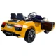 Geltona Audi R8 Spyder elektrinis automobilis
